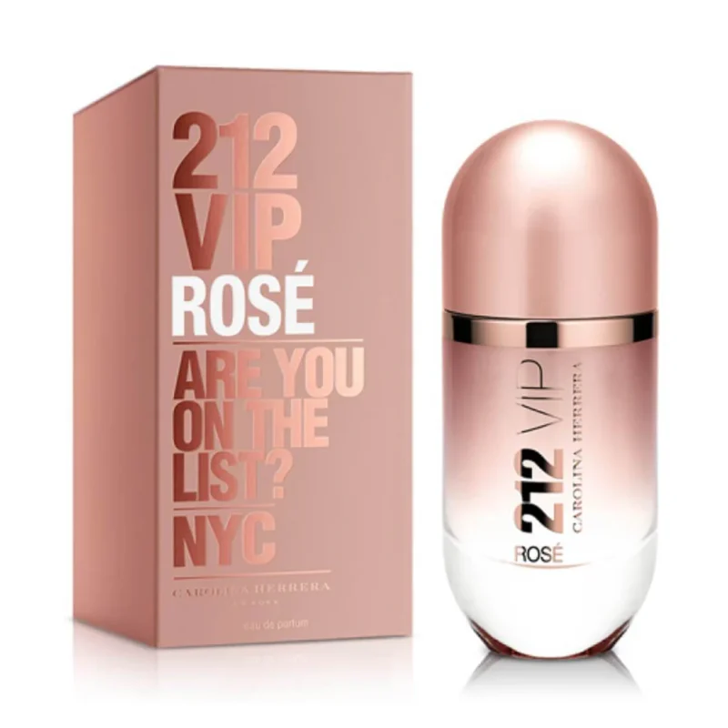 Carolina Herrera 212 VIP Rose EDP For Women 100ML - Image 2